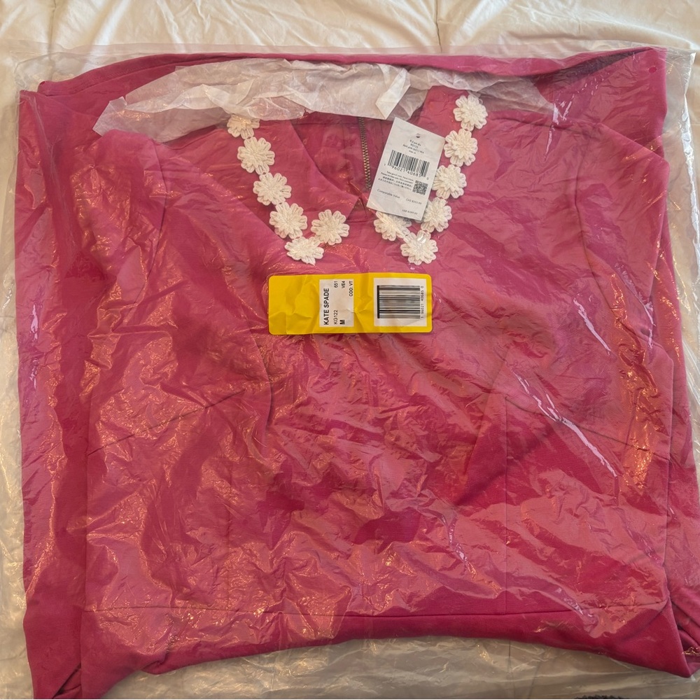 NWT Kate Spade floral collar Ponte dress - Picture 3 of 5